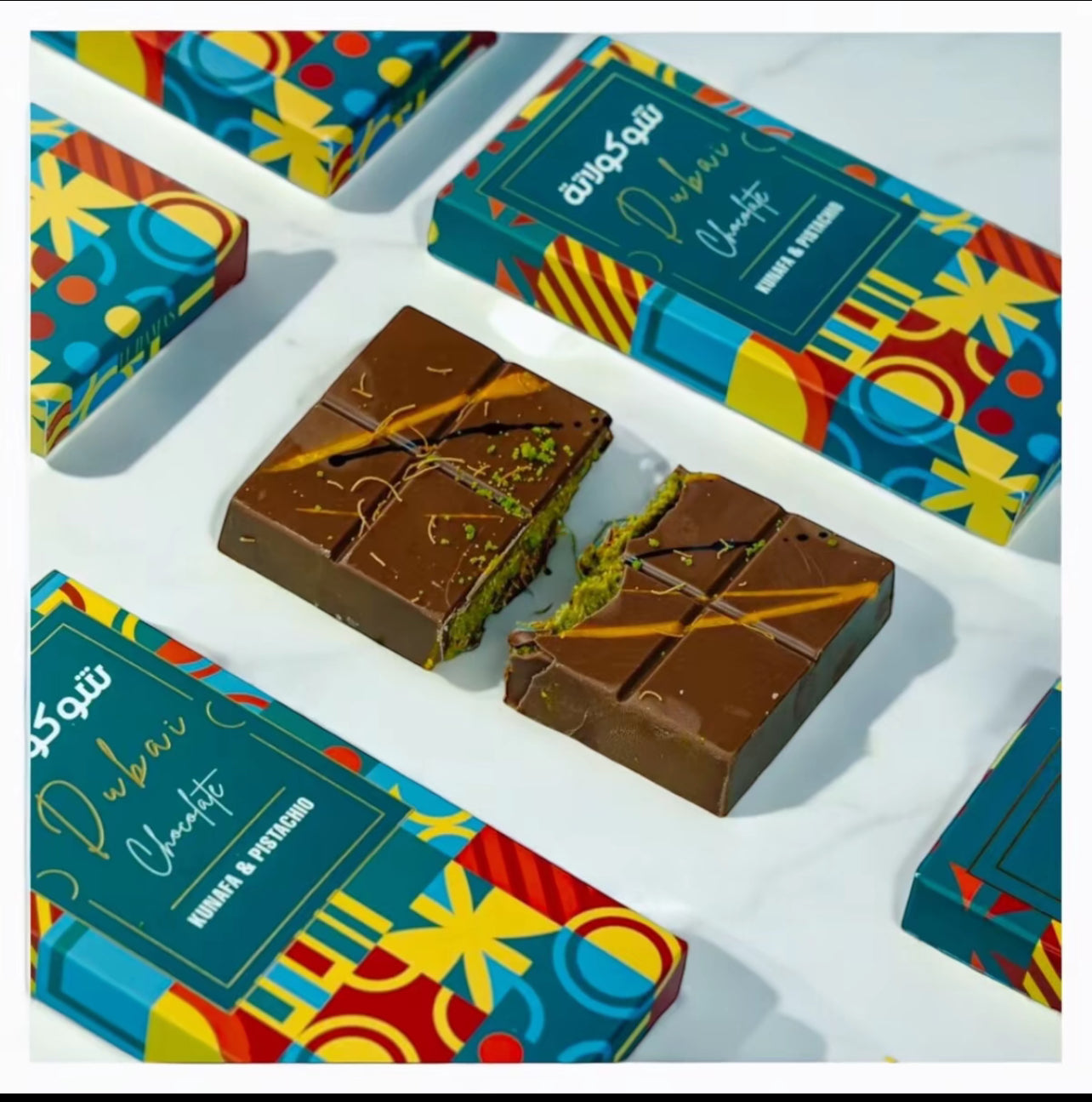 Dubai Milk Chocolate Kunafa Pistachio