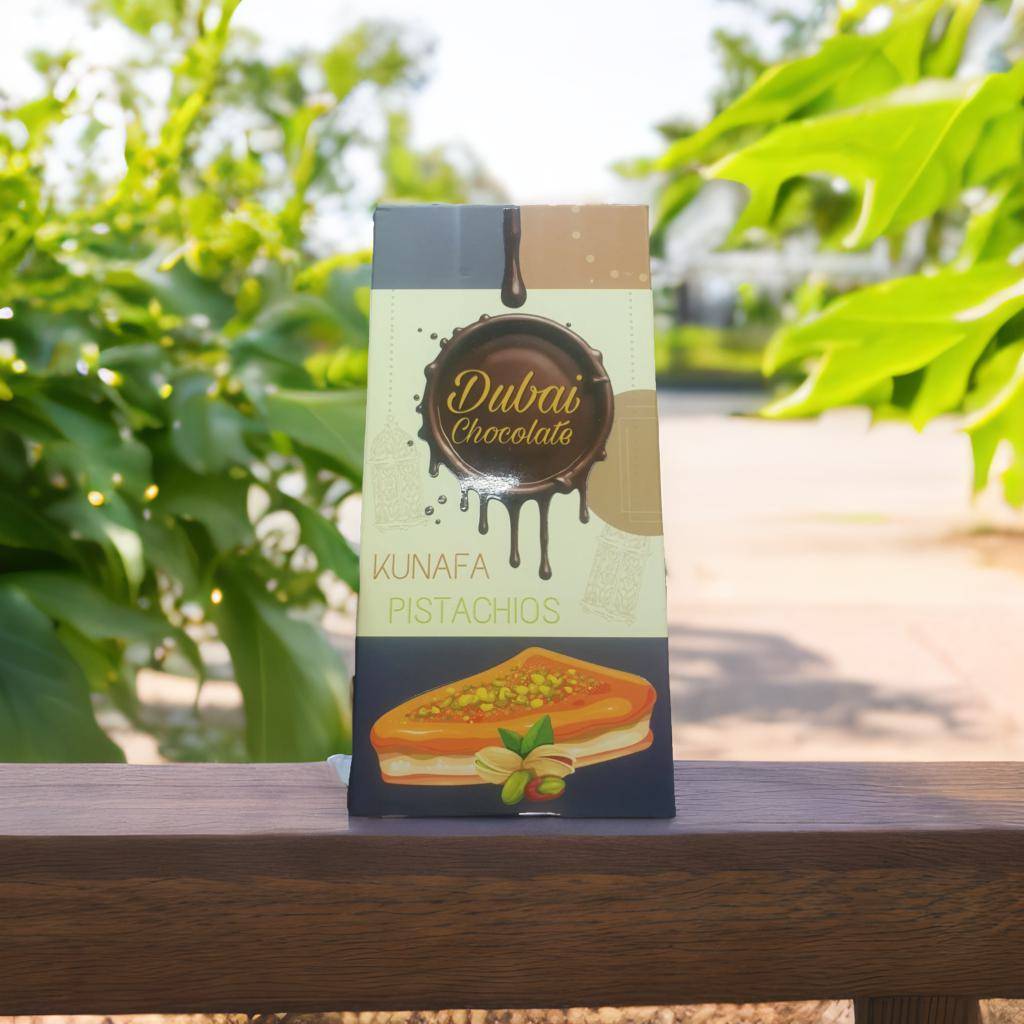 Dubai Kunafa Milk Chocolate Pistachio