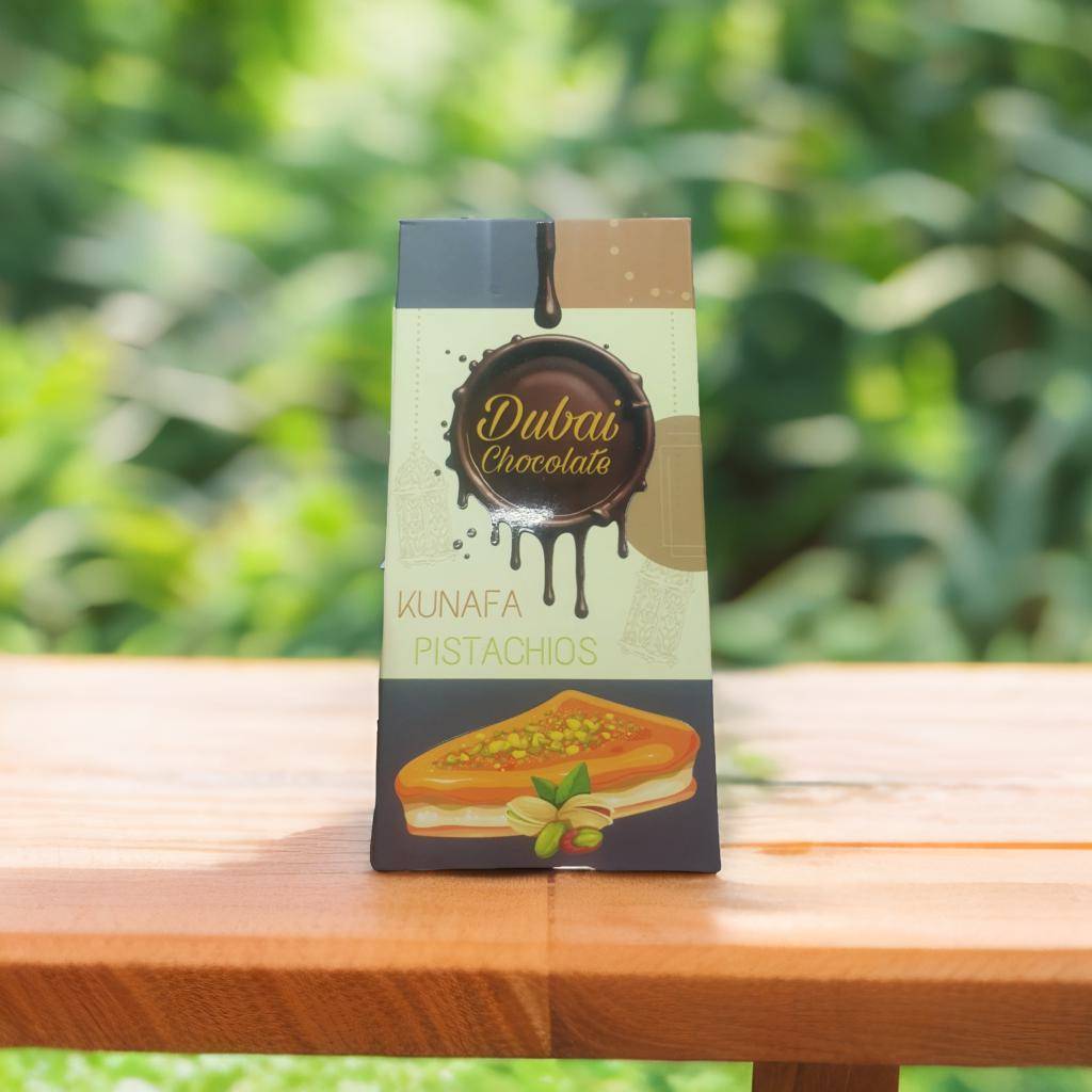 Dubai Kunafa Milk Chocolate Pistachio