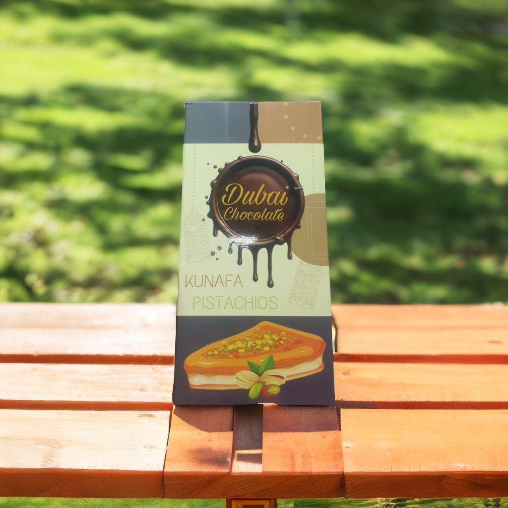 Dubai Kunafa Milk Chocolate Pistachio