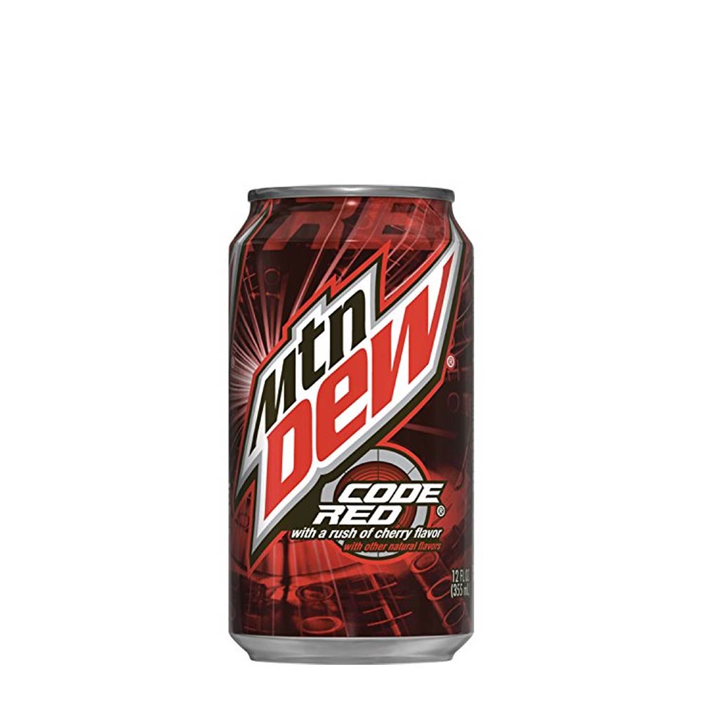 Mountain Dew Code Red - 330ml Cherry Soda