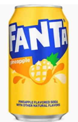 Fanta Pineapple 330ml - Tropical Pineapple Soda | UK