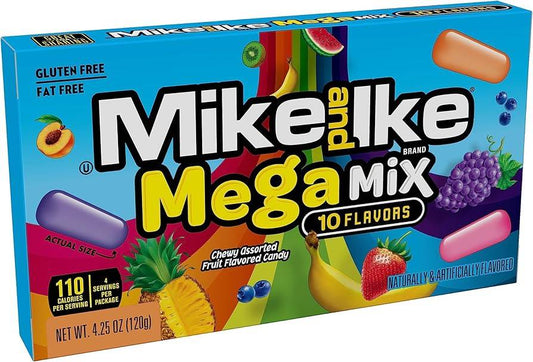 Mike and Ike Candy, Mega Mix, 4.25oz 141gm