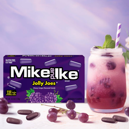 Mike and IKE Jolly Joes Chewy Grape Flavored Candy 141gm