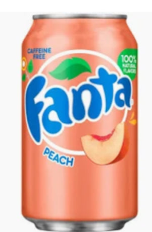 Fanta Peach 330ml - Juicy Peach Soda | UK