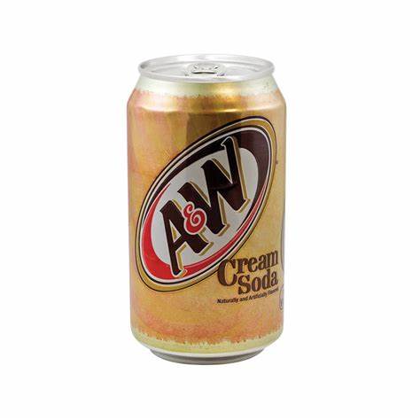 A&W Cream Soda 330ml - Classic Vanilla Drink | UK