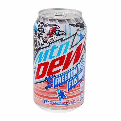Mountain Dew Freedom Fusion - 330ml Patriotic