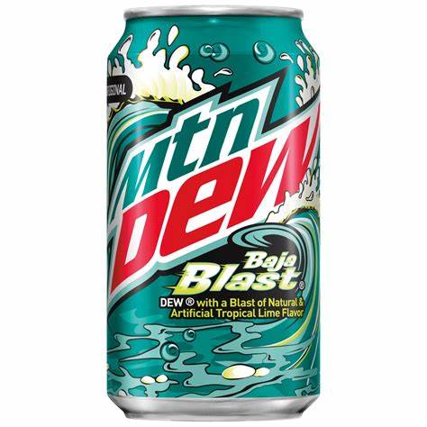 Mountain Dew Baja Blast - 330ml Tropical Lime