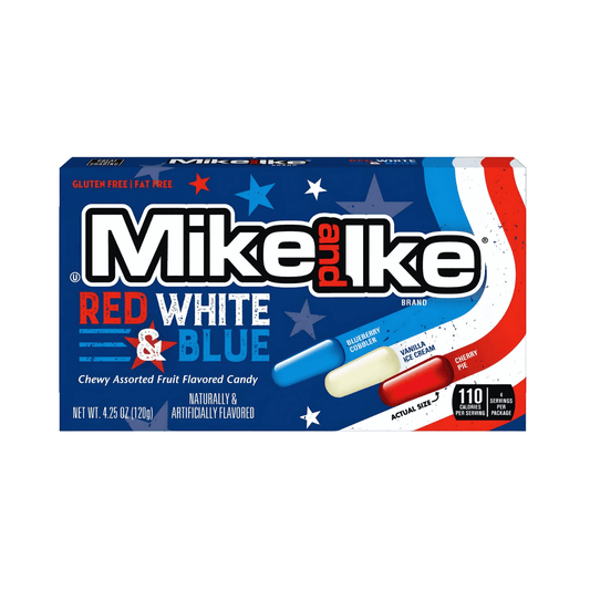 Mike and Ike Red White & Blue - 141gm