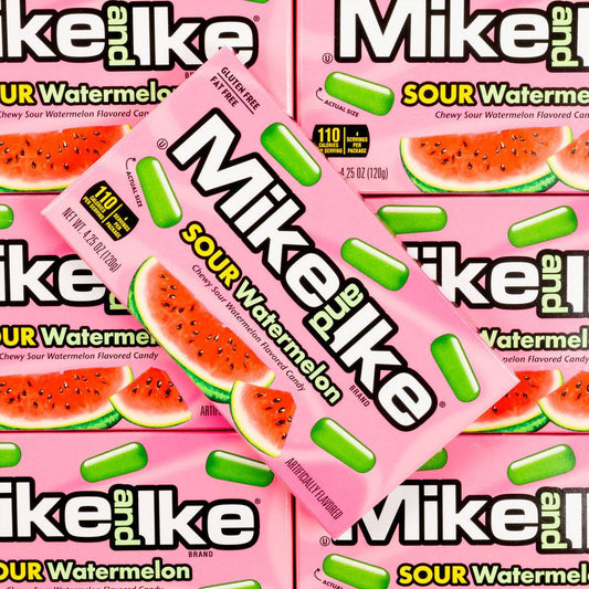 Mike and Ike Sour Watermelon Fruit Chewy Candy